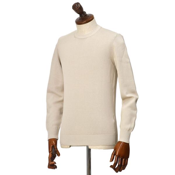 FEDELI【フェデーリ】クルーネックニット ARG.8 ML. GIZA L. DUSTY 59 ...