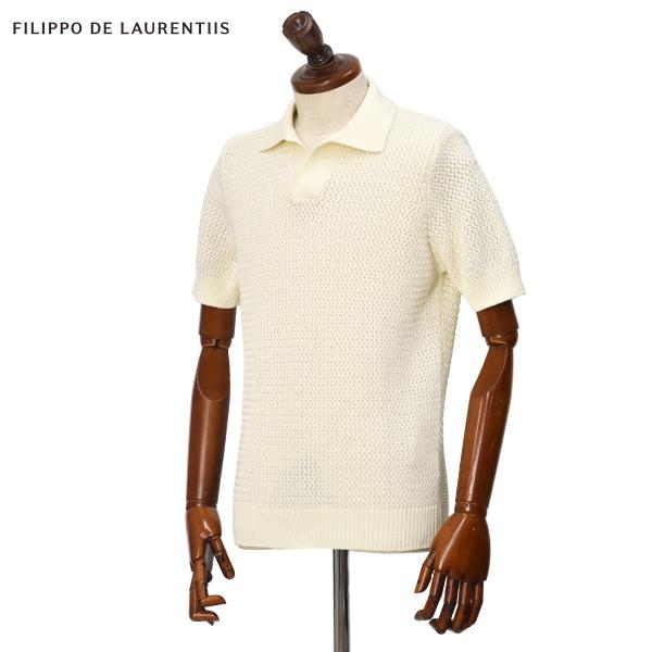 FILIPPO DE LAURENTIIS【フィリッポ デ ローレンティス】ローゲージすかし編みスキ...