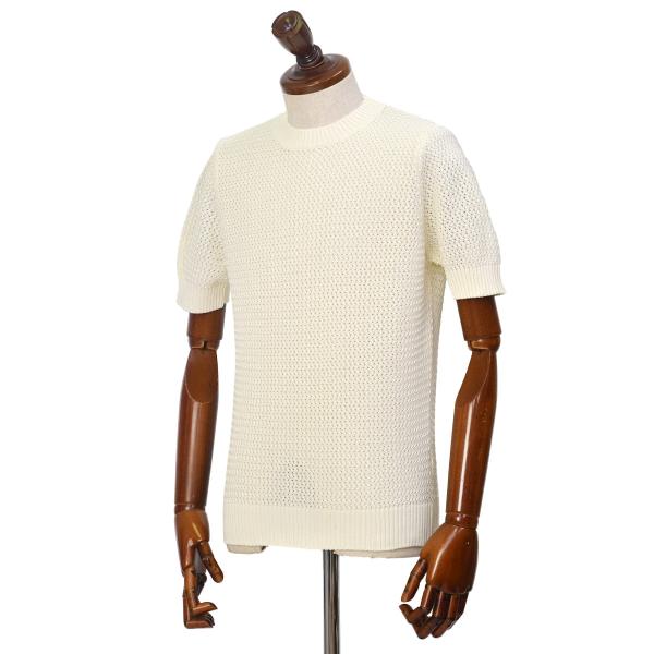 FILIPPO DE LAURENTIIS【フィリッポ デ ローレンティス】ローゲージ半袖クルーネッ...