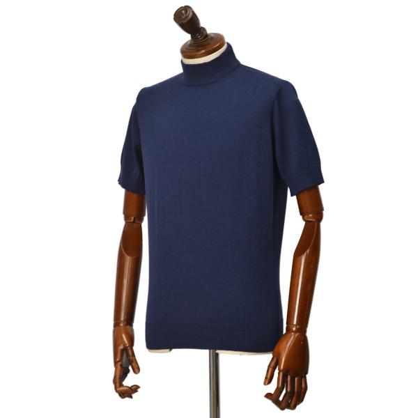 FILIPPO DE LAURENTIIS【フィリッポ デ ローレンティス】半袖モックネックニット ...