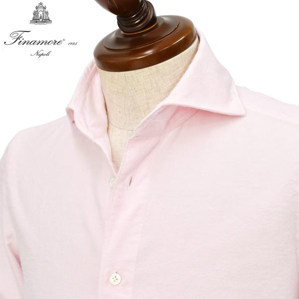 Finamore【フィナモレ】シャツ PIERO BALI C0615 3 コットン ライトフランネ...