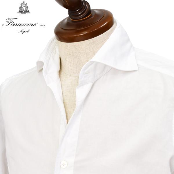 Finamore【フィナモレ】シャツ PIERO BALI C0658D 34 スーパーライトコット...