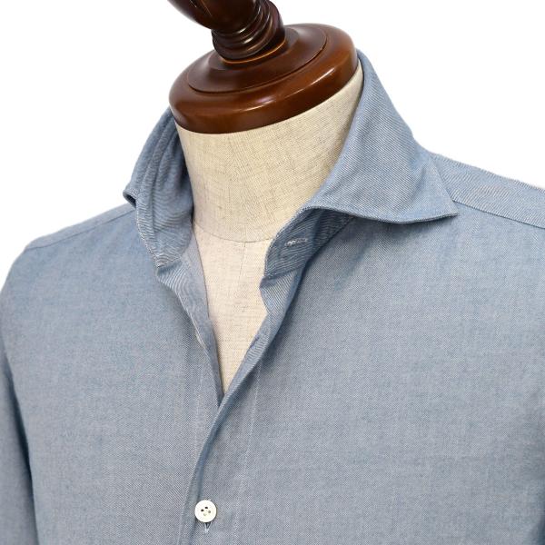 Finamore【フィナモレ】シャツ PIERO BALI A5061 10 コットン フランネル ...
