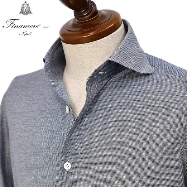 Finamore【フィナモレ】シャツ PIERO DENVER P4053J 6 コットン ジャージ...
