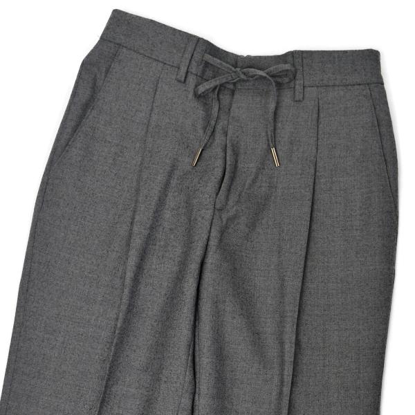 【FINAL SALE 返品交換不可】GERMANO【ジェルマーノ】ドローコード付きワンプリーツパン...