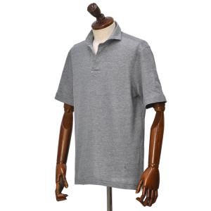 GUY ROVER【ギローバー】半袖スキッパー NEW FIT PC231 551505 コットン 4 鹿の子 メランジネイビー