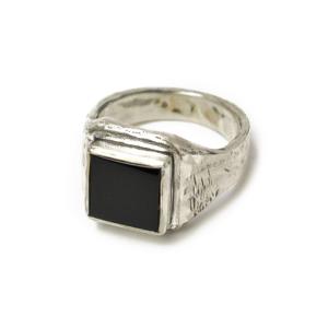 Henson【ヘンソン】 リング ENGRAVED ROUND SIGNET RING SILVER