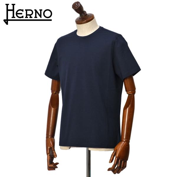 【SALE】HERNO【ヘルノ】クルーネックカットソー JG000174U-52003 9200 コ...