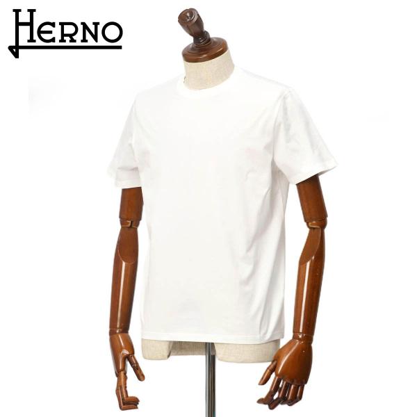 【SALE】HERNO【ヘルノ】クルーネックカットソー JG000174U-52003 1000 コ...