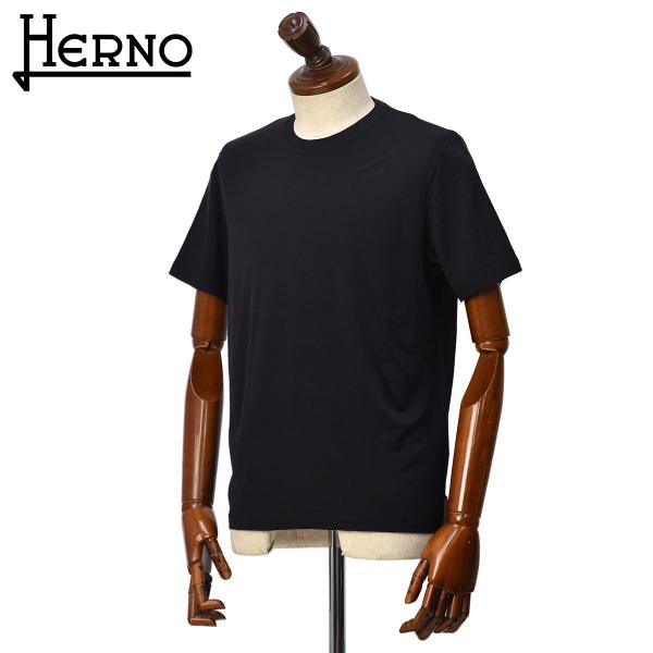 【SALE】HERNO【ヘルノ】クルーネックカットソー JG000205U-52060 9200 ウ...