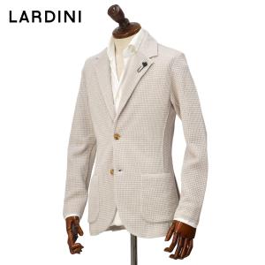 ラルディーニ LARDINI ウールホップサックジャケット メンズ 段返り3つ