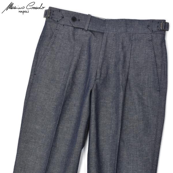 Massimo Corrado【マッシモ コラード】ワンプリーツサイドアジャスターパンツ MC-06...
