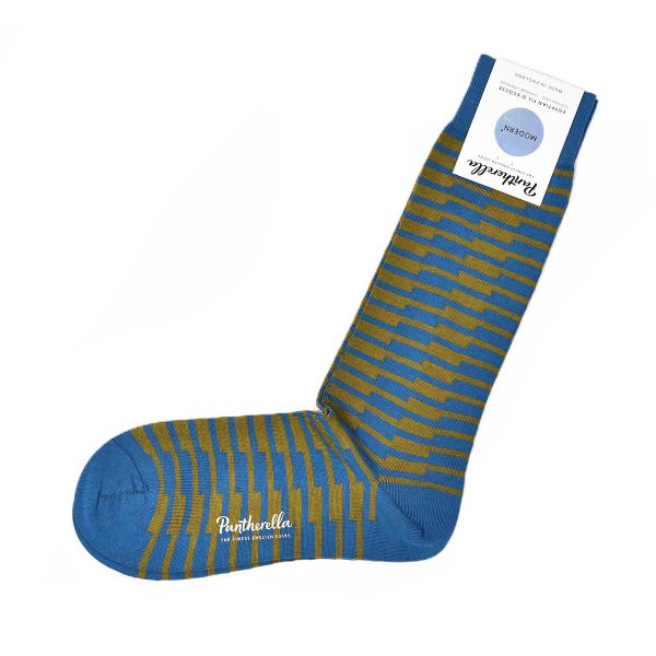 Pantherella【パンセレラ】ソックス 535641 TROW 2 コットン ナイロン ボーダ...