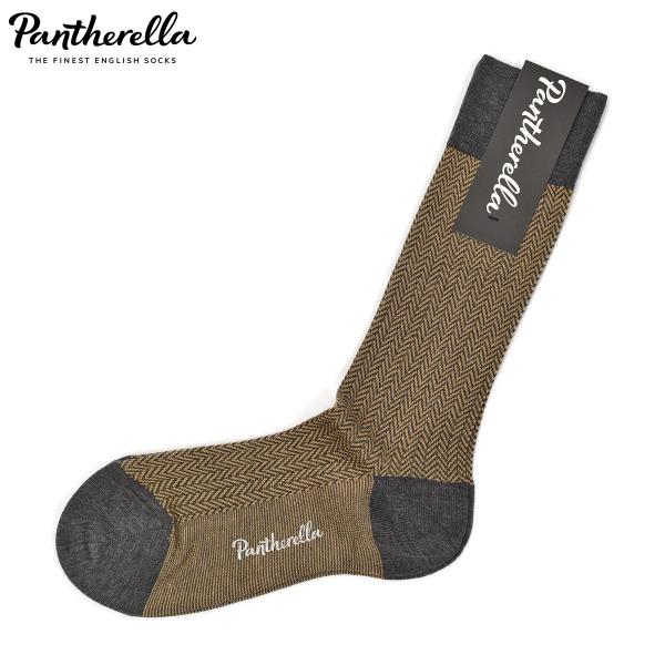 Pantherella【パンセレラ】ソックス 5311 FABIAN STEEL GREY コットン...