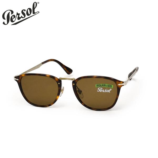 Persol【ペルソール】サングラス 0PO3165-S 24/57 52□22 ブラウン