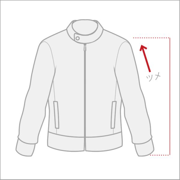 コート・ブルゾン 肩から袖丈ツメ