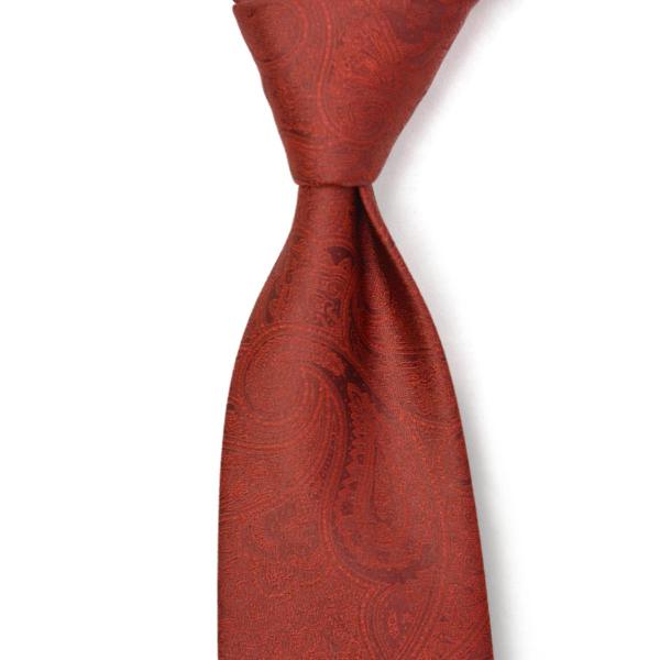 STEFANO RICCI【ステファノリッチ】94102 004 ネクタイ シルク ペイズリー レッ...