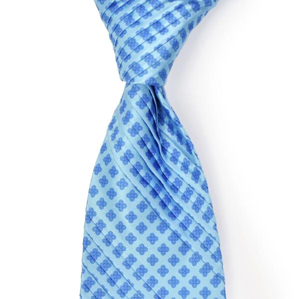 STEFANO RICCI【ステファノリッチ】39033 007 プリーツネクタイ シルク 小紋 サ...