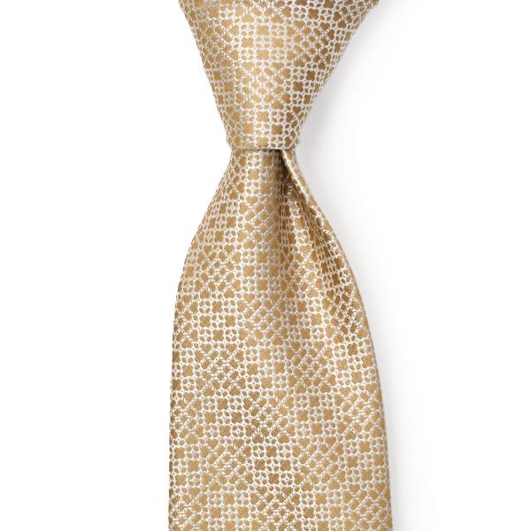 STEFANO RICCI【ステファノリッチ】52200 006 ネクタイ シルク 総柄 ベージュ