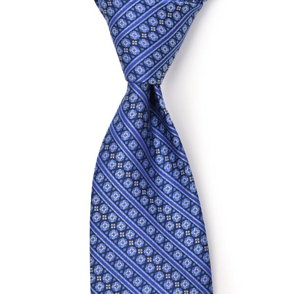 STEFANO RICCI【ステファノリッチ】52019 001 ネクタイ シルク 小紋 ストライプ...