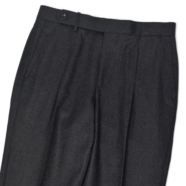 ROTA【ロータ】ワンプリーツ ベルトレスパンツ KOBE 363 003 ウール サキソニー チャ...