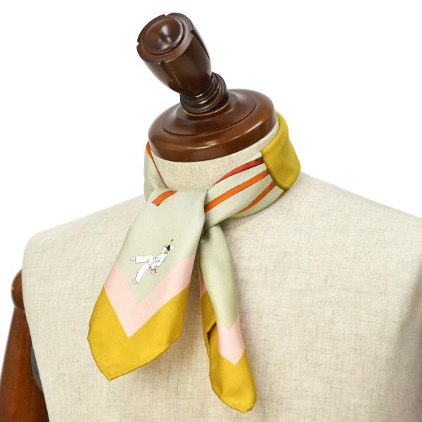 Spacca Neapolis【スパッカネアポリス】スカーフ/ネッカチーフ PS/BN01 シルク ...