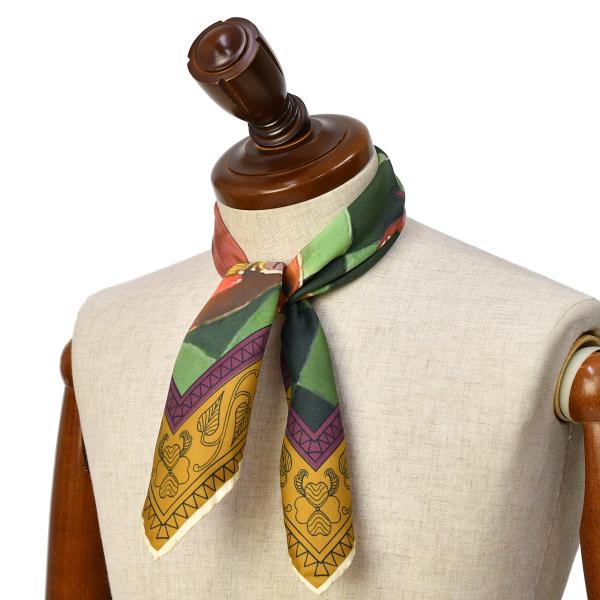 Spacca Neapolis【スパッカネアポリス】スカーフ/ネッカチーフ MCD シルク プリント...