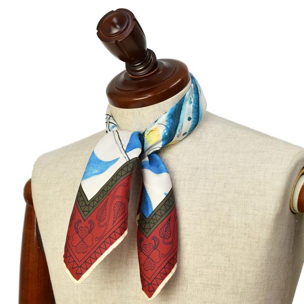 Spacca Neapolis【スパッカネアポリス】スカーフ/ネッカチーフ SARDINE シルク ...