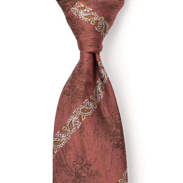 TIEYOURTIE【タイユアタイ】ネクタイ 14939 06 セッテピエゲ シルク ペイズリースト...