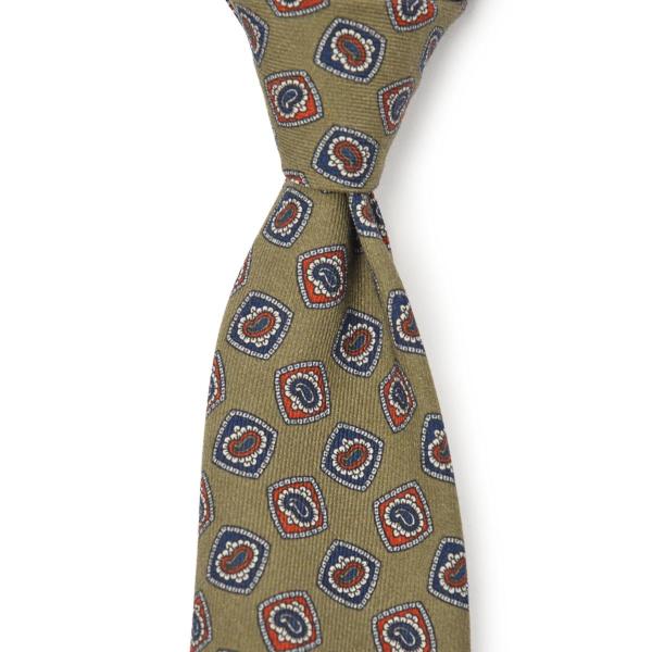 TIEYOURTIE【タイユアタイ】ネクタイ T97430 01 セッテピエゲ  ウール コットン ...