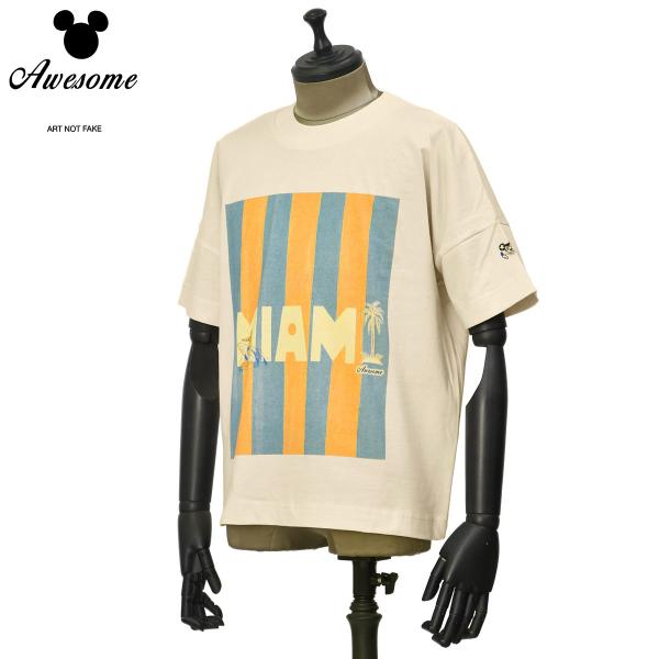 AWESOME【オーサム】オーバーシルエットプリントTシャツ CALIFORNIA OVER TEE...