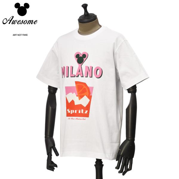 AWESOME【オーサム】リラックスシルエットプリントTシャツ MIAMI 25SS0075 WHI...