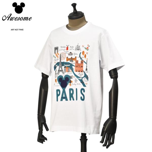 AWESOME【オーサム】リラックスシルエットプリントTシャツ MIAMI 25SS0076 WHI...