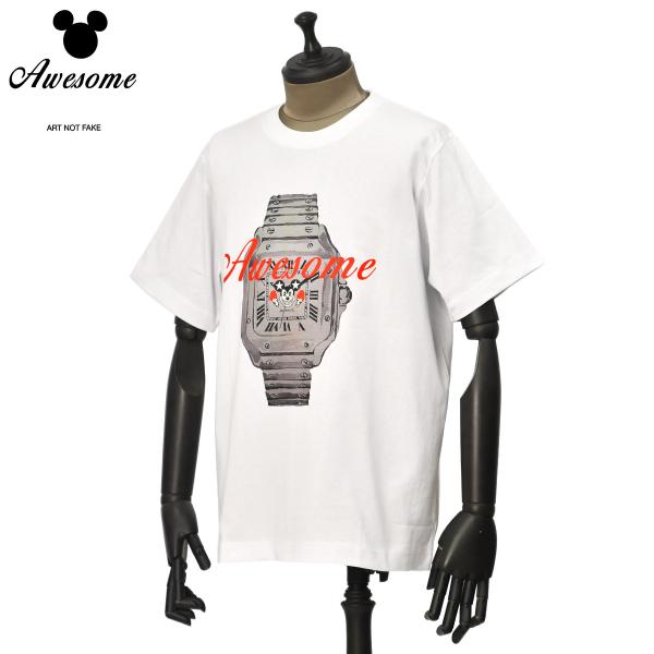 AWESOME【オーサム】リラックスシルエットプリントTシャツ MIAMI 26SS0065 WHI...