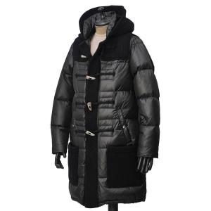 【Ho】BARK バーク　ニット✖️ダウン　ダッフルコート　メンズ　ブラック BARK（バーク） 『BARK-バーク-』ニットダウン ダッフルコート メンズ