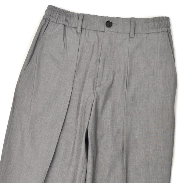 【FINAL SALE 返品交換不可】BE’ABLE【ビーエイブル】1プリーツ イージーパンツ DO...