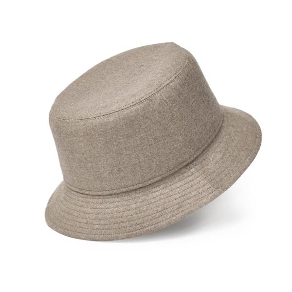 Borsalino【ボルサリーノ】バケットハット B32089 128B ウールカシミヤ グレージュ