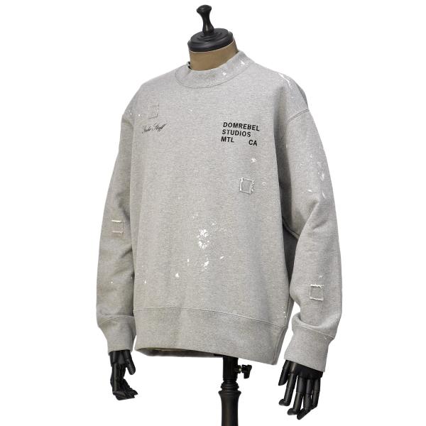 DOMREBEL【ドムレーベル】クルーネックスウェット STAFF SWEATSHIRT HEATH...