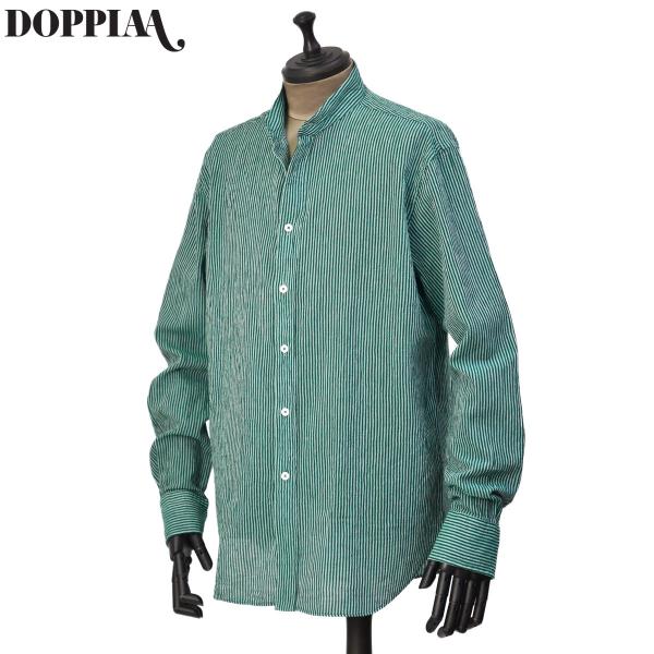 【FINAL SALE 返品交換不可】DOPPIAA【ドッピアアー】バンドカラーシャツ AAMIL ...