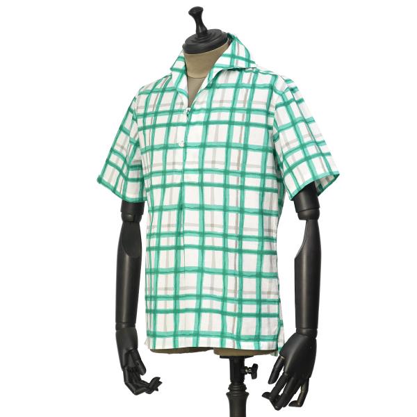 【FINAL SALE 返品交換不可】DOPPIAA【ドッピアアー】半袖カプリシャツ AAPIERO...