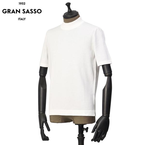 GRAN SASSO【グランサッソ】モックネックニット 58109 18120 001 ソフトコット...