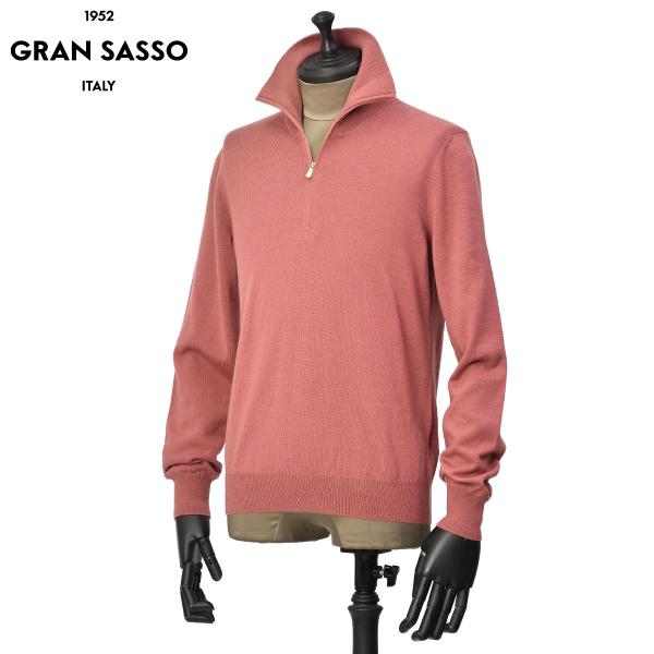 【18日 20時〜 P5倍】GRAN SASSO【グランサッソ】ハーフジップニット 57171 14...