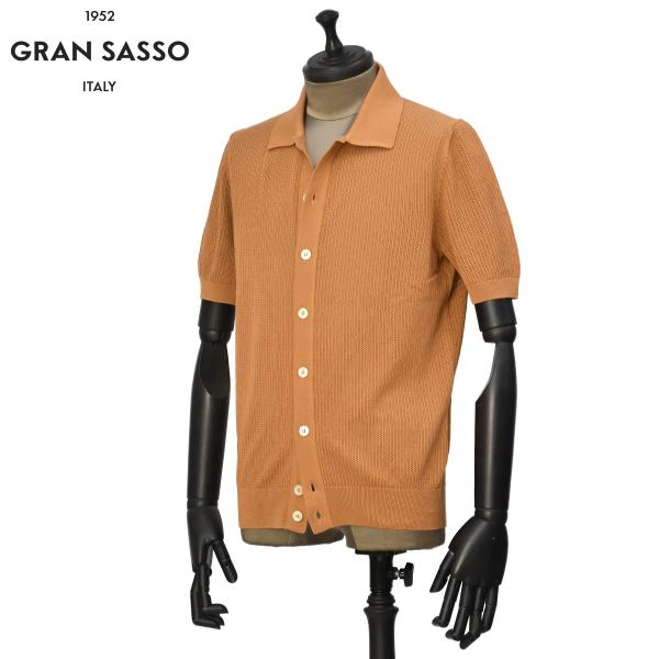 【18日 20時〜 P5倍】GRAN SASSO【グランサッソ】ニットシャツ 57180 20611...