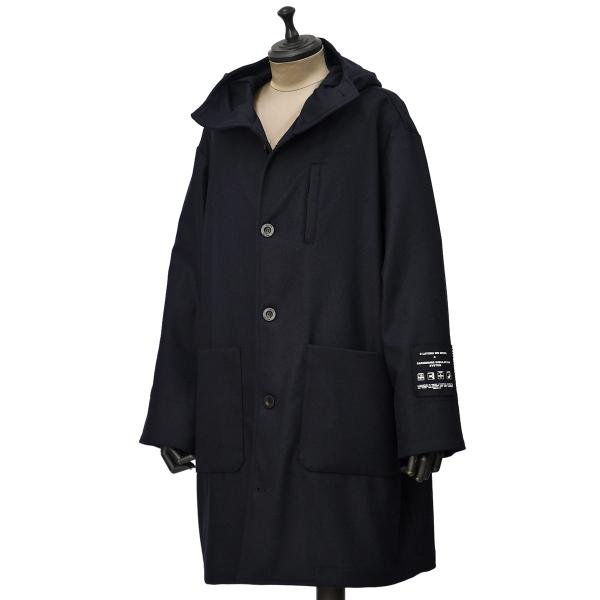 PALTO【パルト】フーデットコート TONIO 2L WR 205 Blu Navy ウール  ナ...