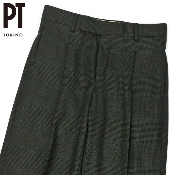 PT TORINO【ピーティートリノ】1プリーツパンツ Edge QUINDICI RG26 046...