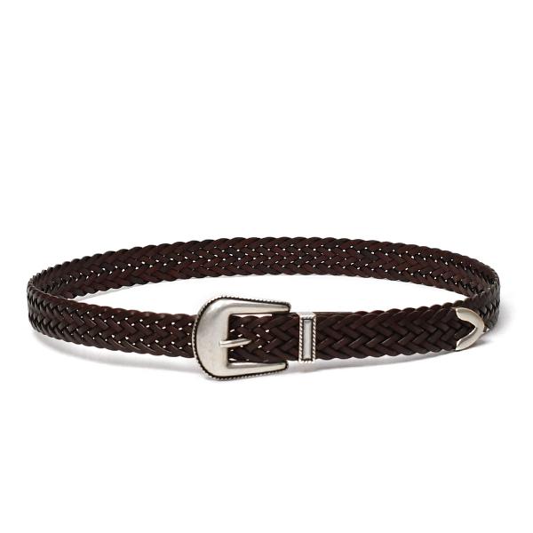 Saddler's【サドラーズ】メッシュウエスタンベルト G191 Rigenerato BROWN...