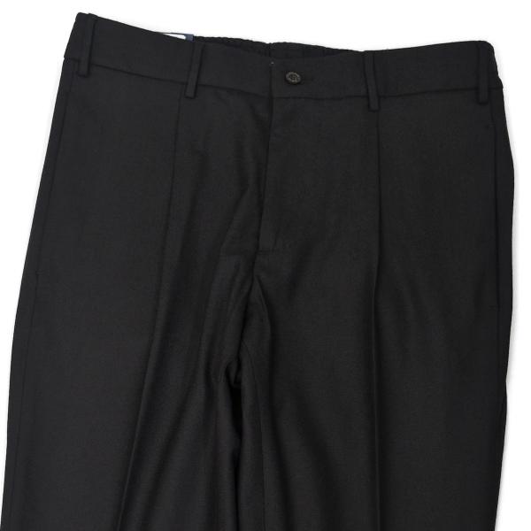 SANTANIELLO【サンタニエッロ】1プリーツパンツ  IRNO E2706 99 ウール ポリ...