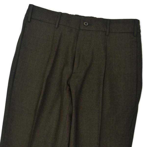 SANTANIELLO【サンタニエッロ】1プリーツパンツ  IRNO E2706 65 ウール スト...