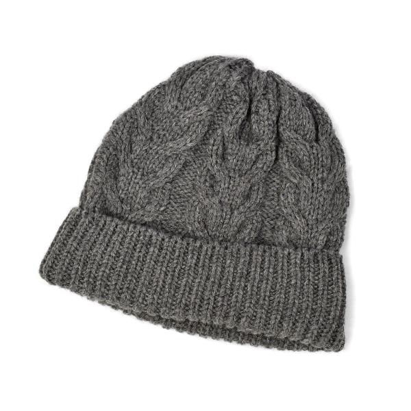Settefili Cashmere【セッテフィーリ カシミア】ケーブルニットキャップ AB4 M....