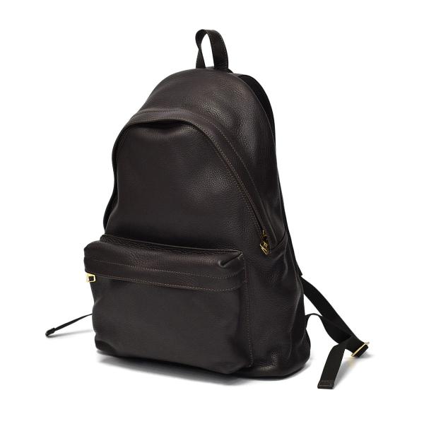 S.MANO【エス マーノ】バックパック DAY PACK SMN008 キップレザー ダークブラウ...